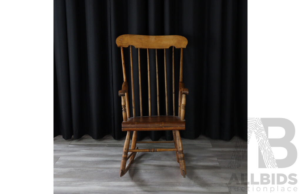 Timber Spindle Back Rocking Chair