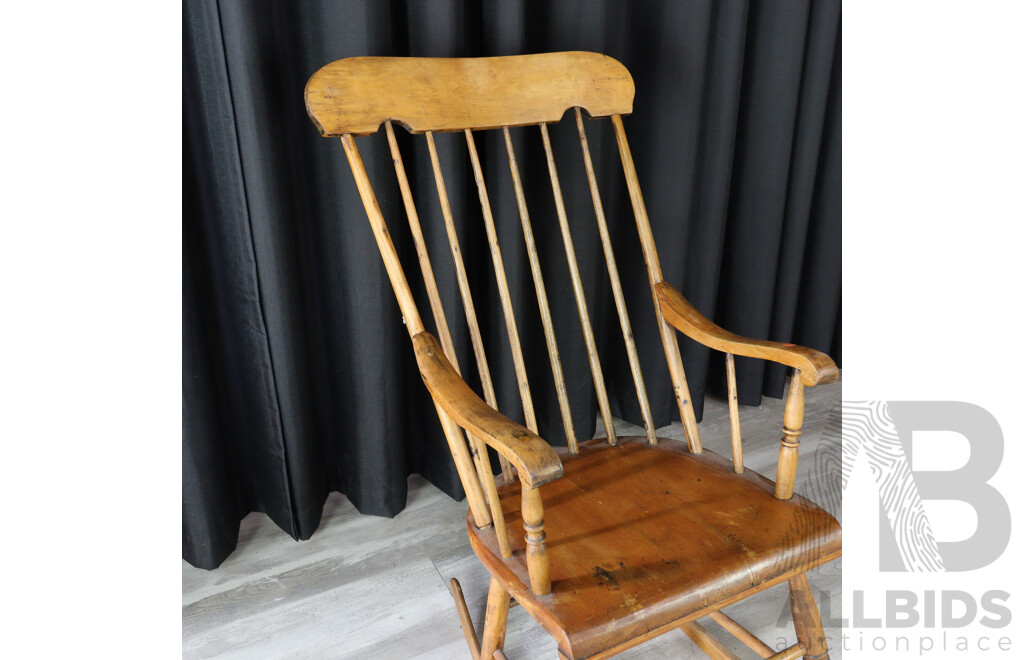 Timber Spindle Back Rocking Chair