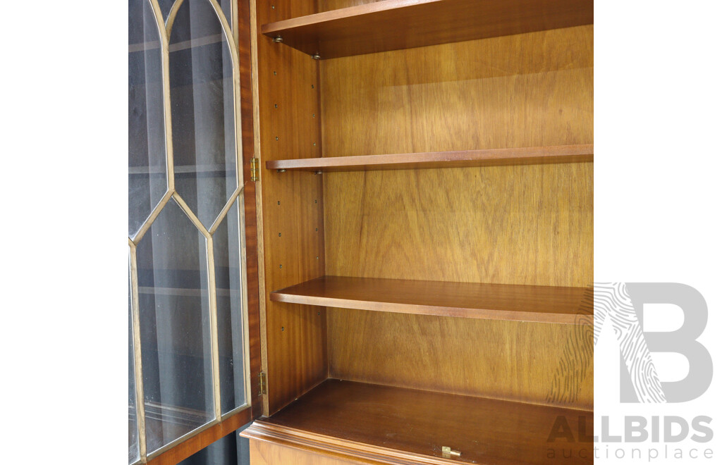 Regency Style Astragal Door Bookcase