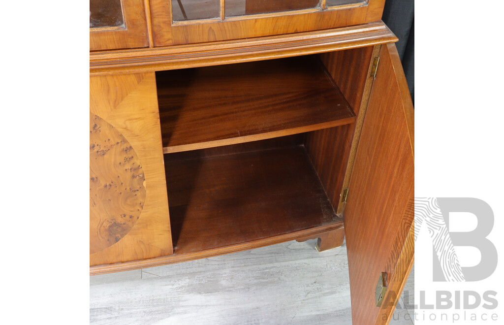 Regency Style Astragal Door Bookcase