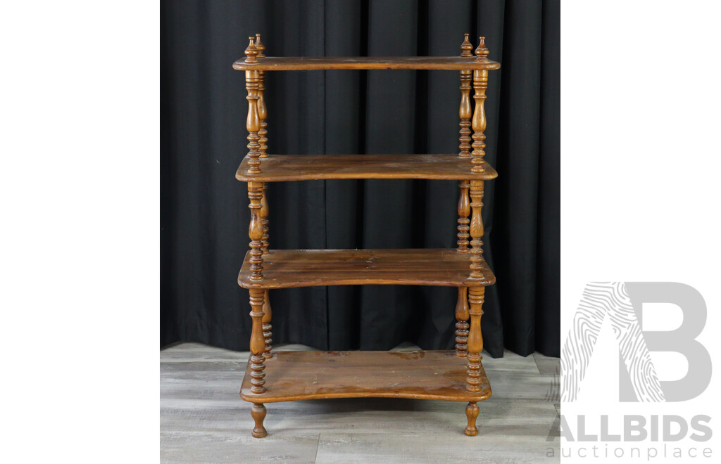 Edwardian Four Tier What Not