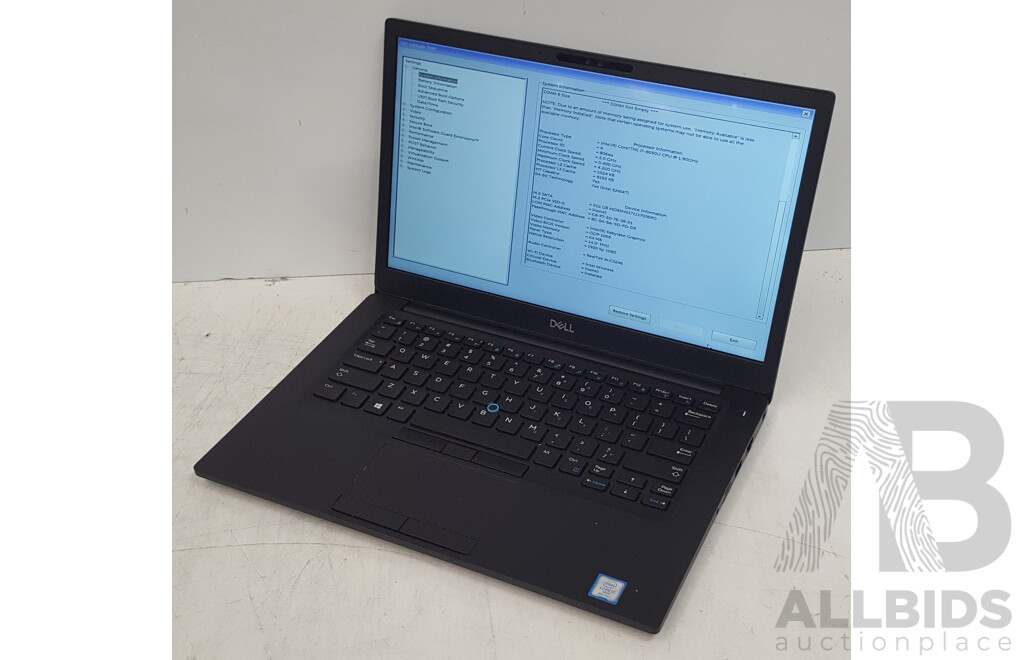 Dell Latitude 7490 Intel Core i7 (8650U) 1.90GHz-4.20GHz 4-Core CPU 14-Inch Laptop