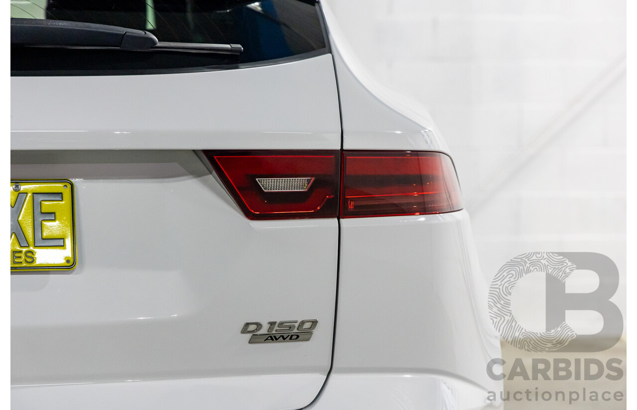 03/2019 Jaguar E-Pace D150 R-Dynamic S (110kW - AWD) X540 MY19 4d Wagon Fuji White Turbo Diesel 2.0L