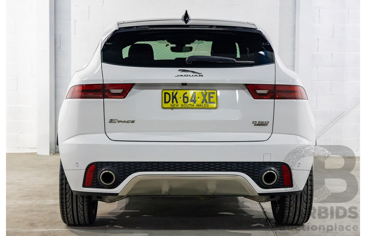 03/2019 Jaguar E-Pace D150 R-Dynamic S (110kW - AWD) X540 MY19 4d Wagon Fuji White Turbo Diesel 2.0L