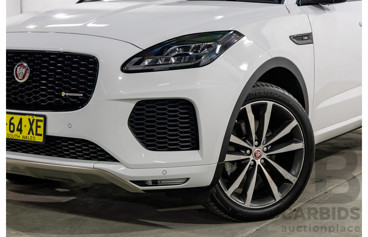 03/2019 Jaguar E-Pace D150 R-Dynamic S (110kW - AWD) X540 MY19 4d Wagon Fuji White Turbo Diesel 2.0L