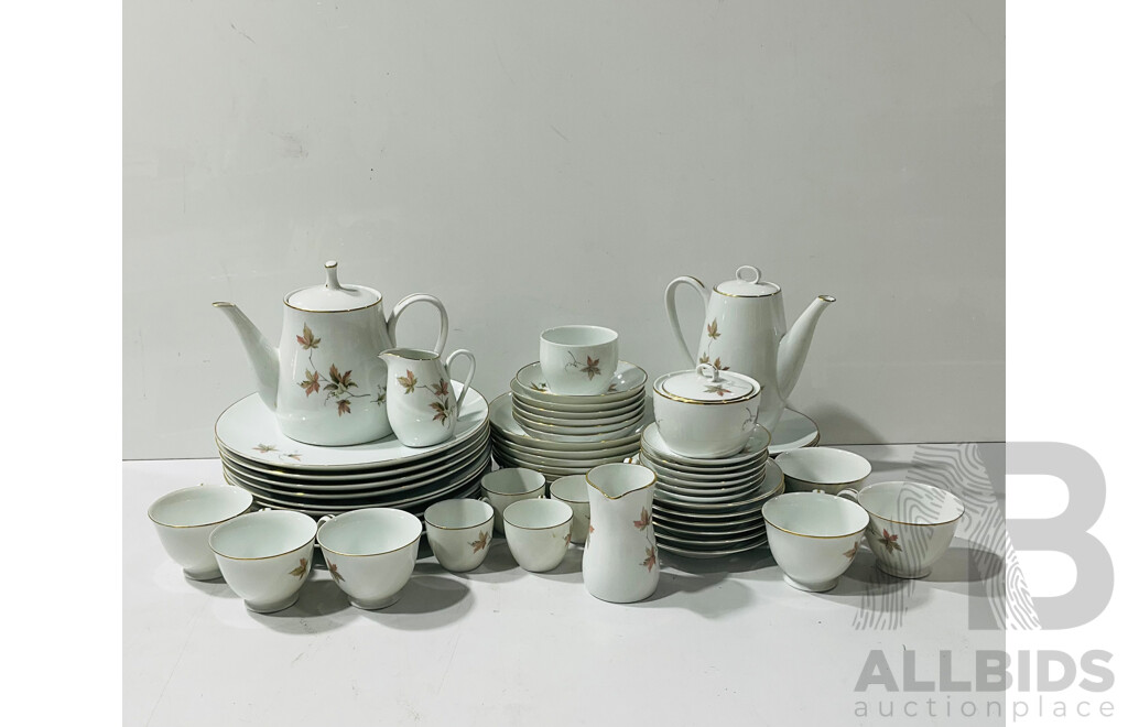Large Japanese RC Porcelain Dinner Service
