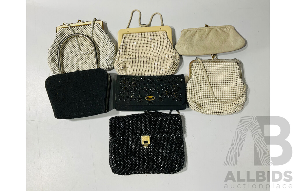 Collection of Women’s Handbags Including Glomesh-style Example by Park Lane and More