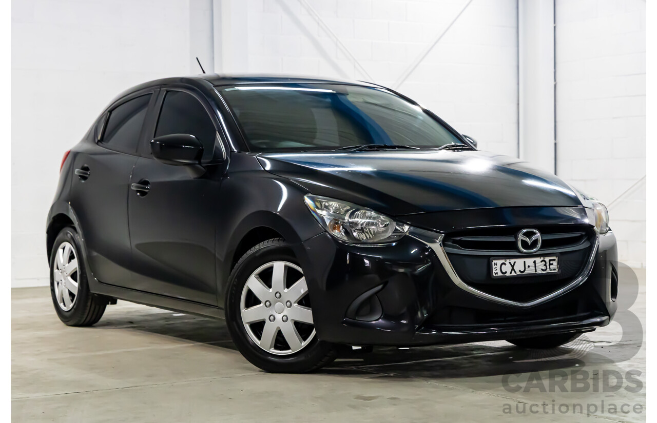 12/2014 Mazda Mazda2 Neo DJ 5d Hatchback Black Mica 1.5L