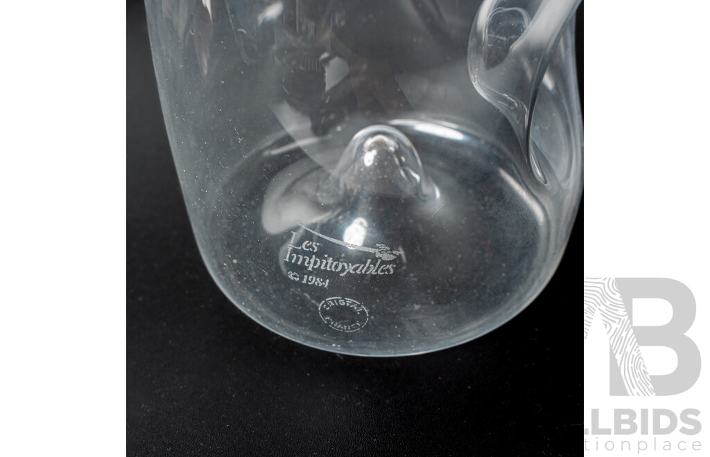 Collection Six Stuart Crystal Tumblers, Marquis for Waterford Crystal Pair Martini Glasses and Le Taster Glass by L'esprit & Levin