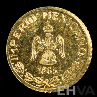 Vintage Mexican 14ct Gold Wedding Coin