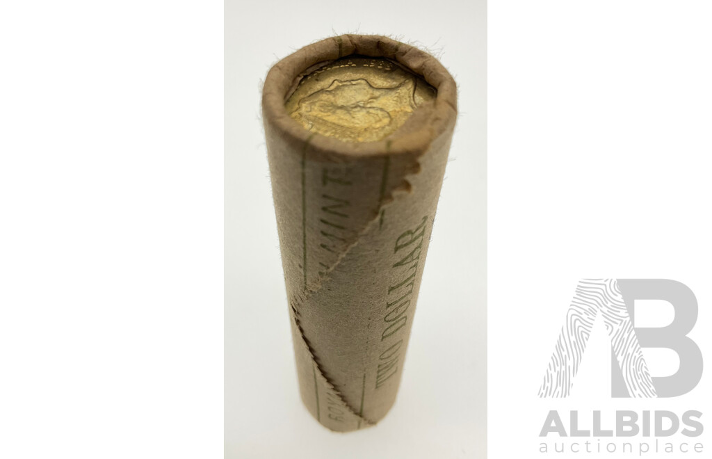 Australian RAM 1988 UNC Two Dollar Coin Roll, First Year Issue