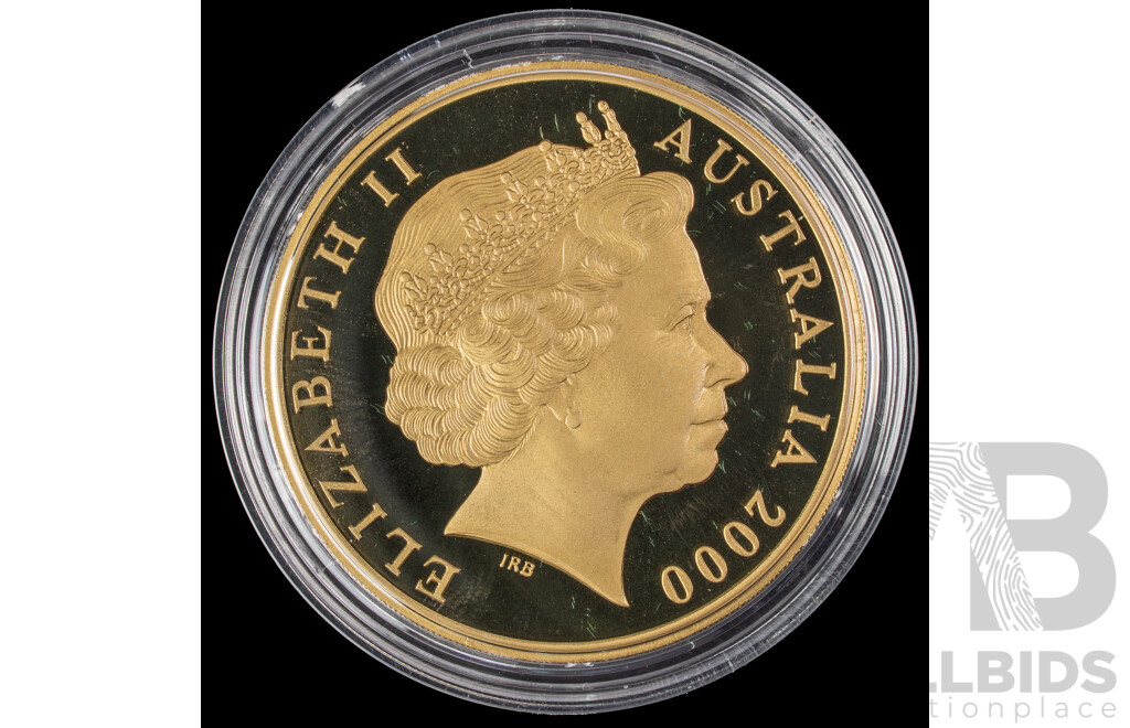 Australian RAM 2000 Proof Five Dollar Coin, 70th Anniversary of Phar Lap
