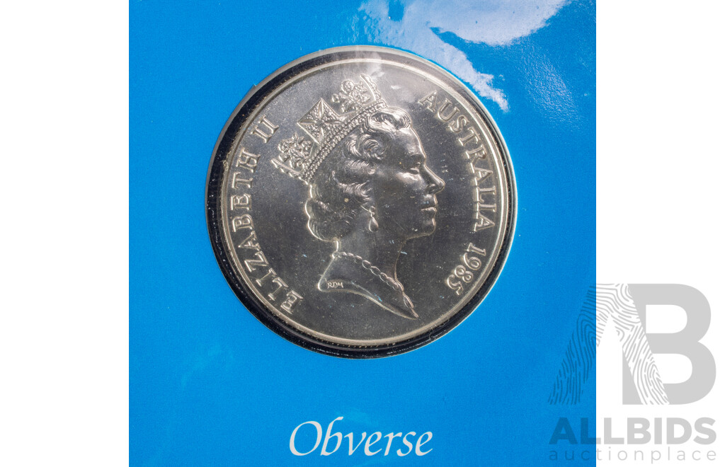 Australian RAM 1985 Silver Ten Dollar Coin, State Series, Victoria .925