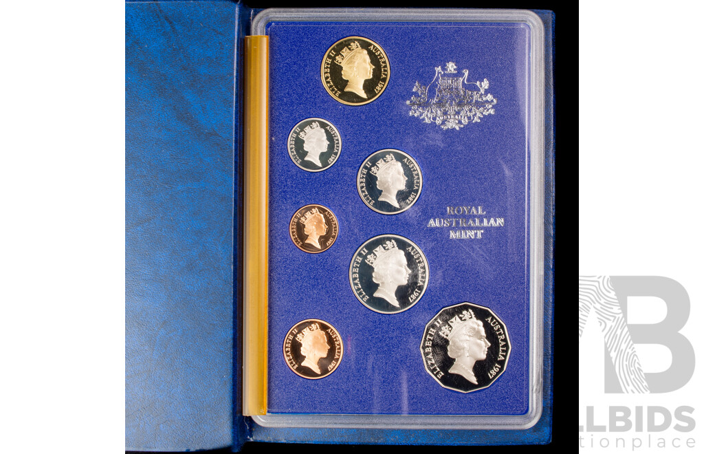 Australian RAM 1987 Seven Proof Coin Set