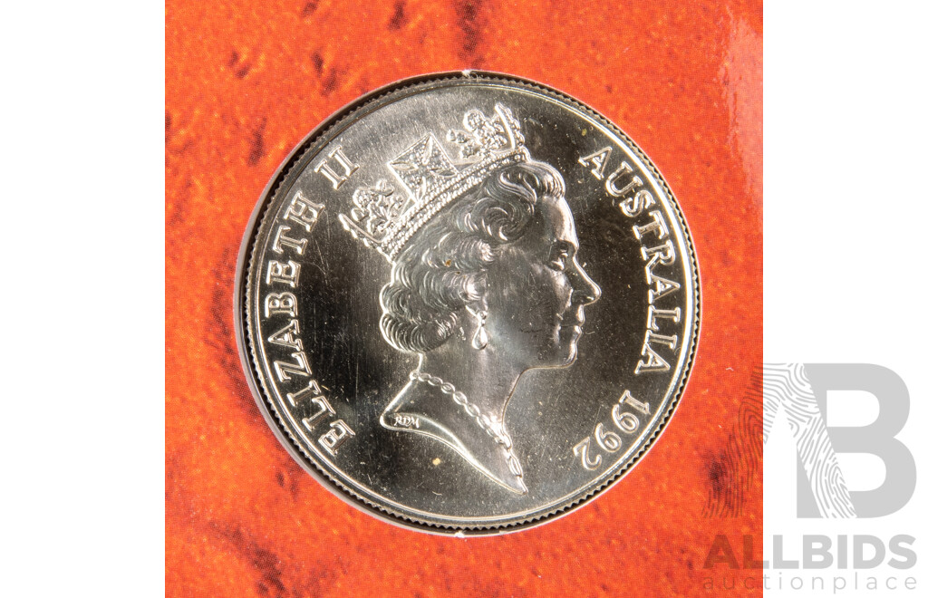 Australian RAM 1992 Silver Ten Dollar Coin, State Series Northern Territory .925
