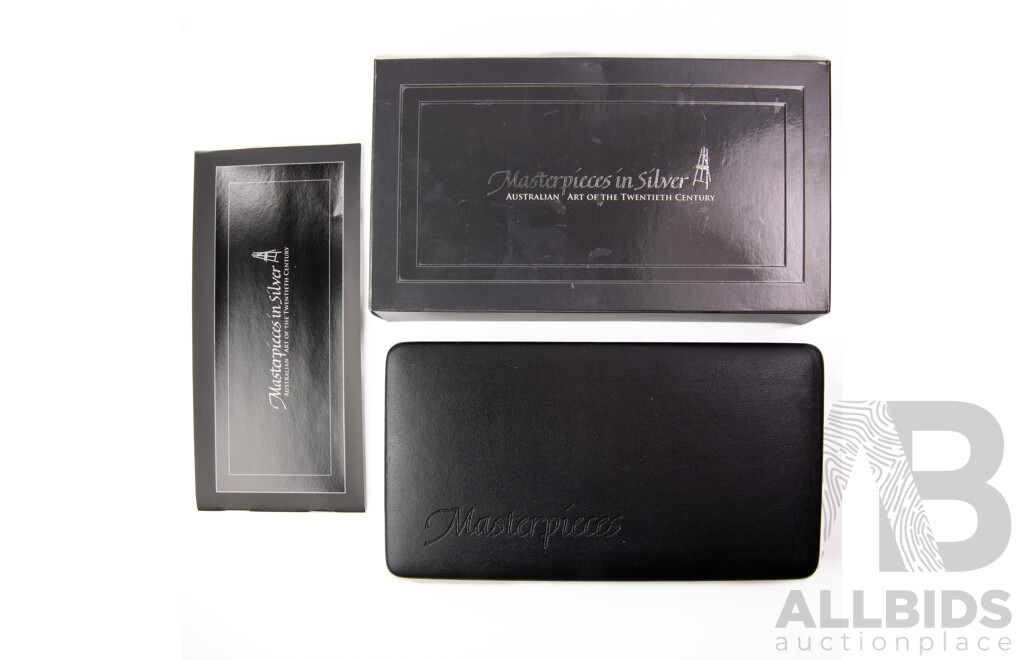 Australian RAM Masterpieces in Silver Australian Art Four Coin Set .999