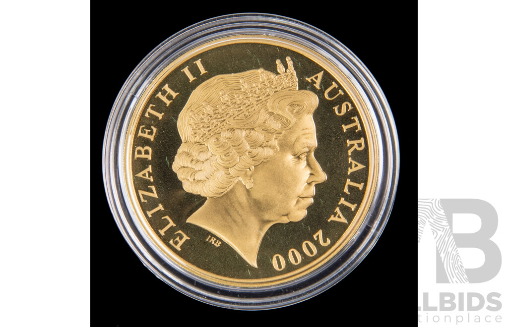 Australian RAM 2000 Proof Five Dollar Coin, 70th Anniversary of Phar Lap