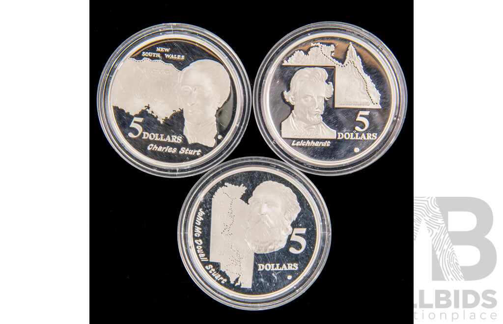 Australian RAM 1994 Masterpieces in Silver Set (Two Coins Lacking).925