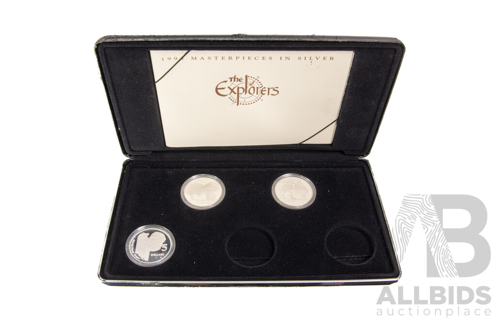 Australian RAM 1994 Masterpieces in Silver Set (Two Coins Lacking).925