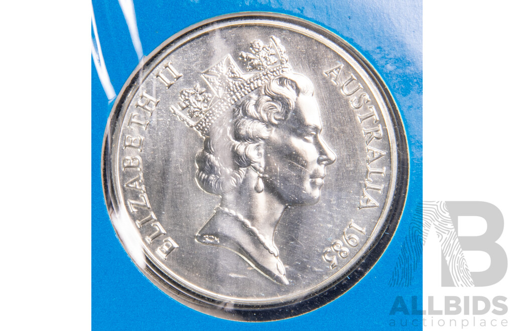 Australian RAM 1985 Silver Ten Dollar Coin, State Series, Victoria .925