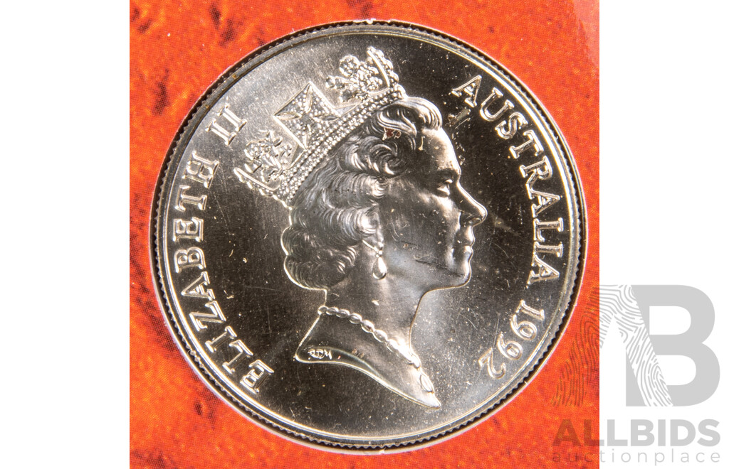 Australian RAM 1992 Silver Ten Dollar Coin, State Series Northern Territory .925