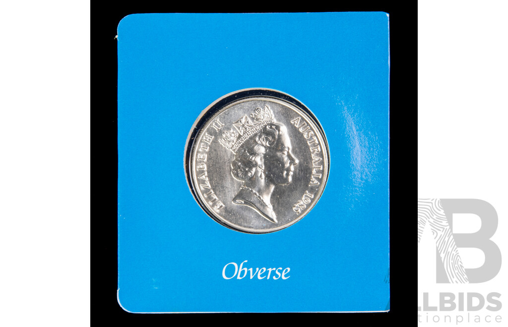 Australian RAM 1985 Silver Ten Dollar Coin, State Series, Victoria .925