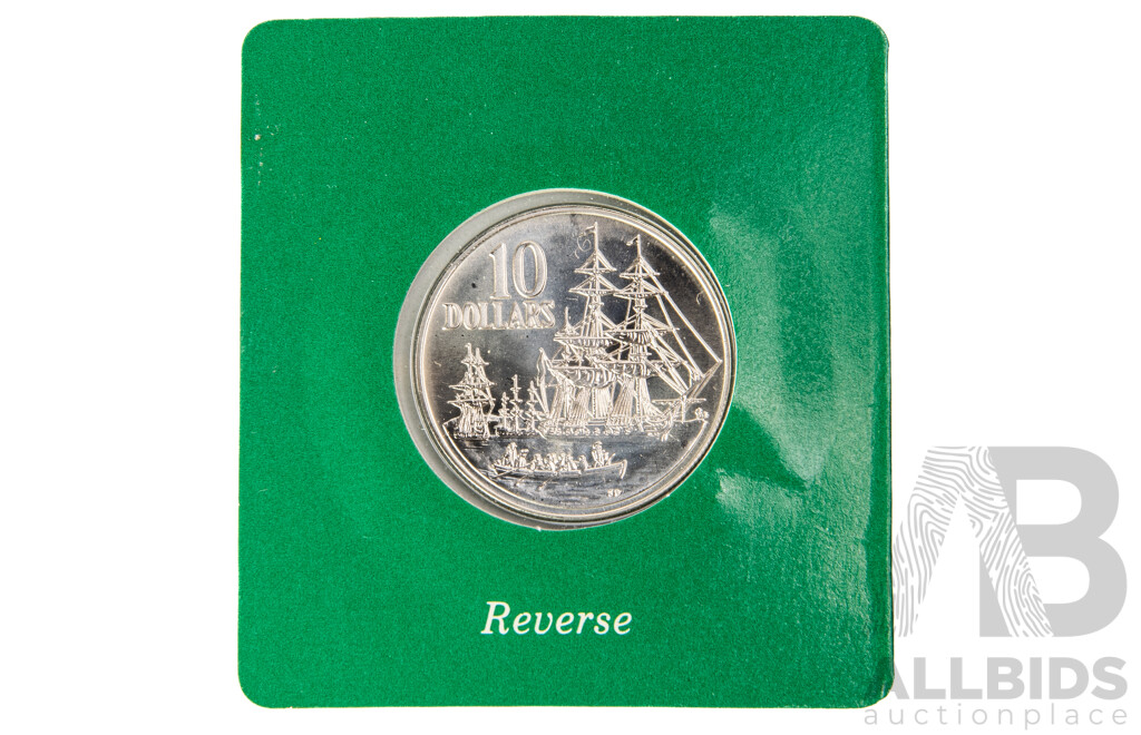 Australian RAM 1985 Silver Ten Dollar Coin, State Series, Victoria .925