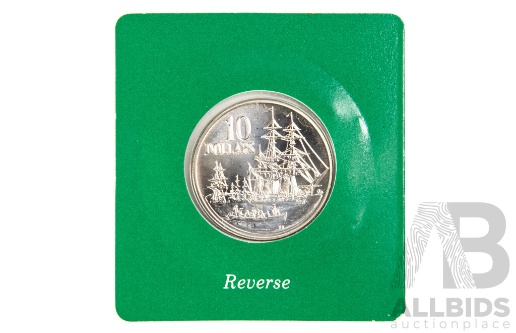 Australian RAM 1985 Silver Ten Dollar Coin, State Series, Victoria .925