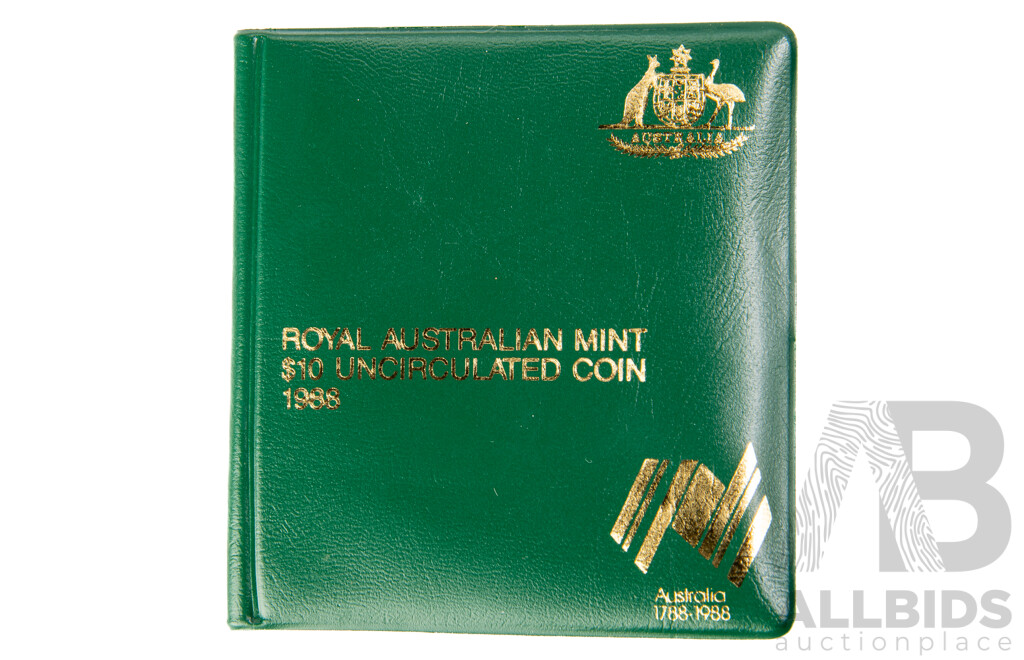 Australian RAM 1985 Silver Ten Dollar Coin, State Series, Victoria .925