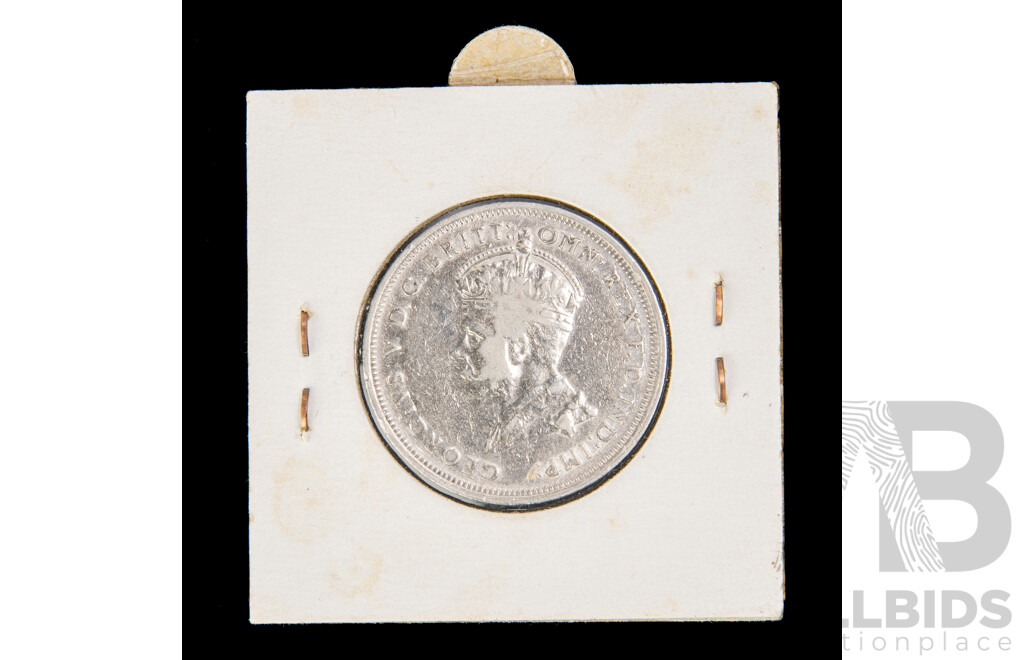 Australian 1927 KGV Silver Florin, Commemorative Canberra .925