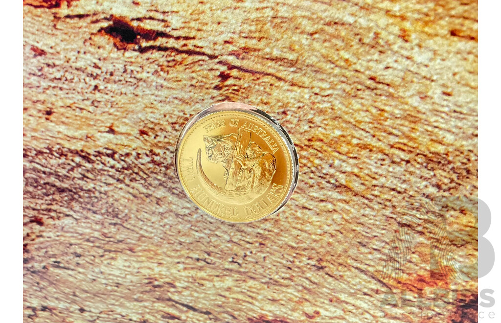 Australian RAM 1993 Gold Two Hundred Dollar Coin, Pride of Australia, Squirrel Glider .917