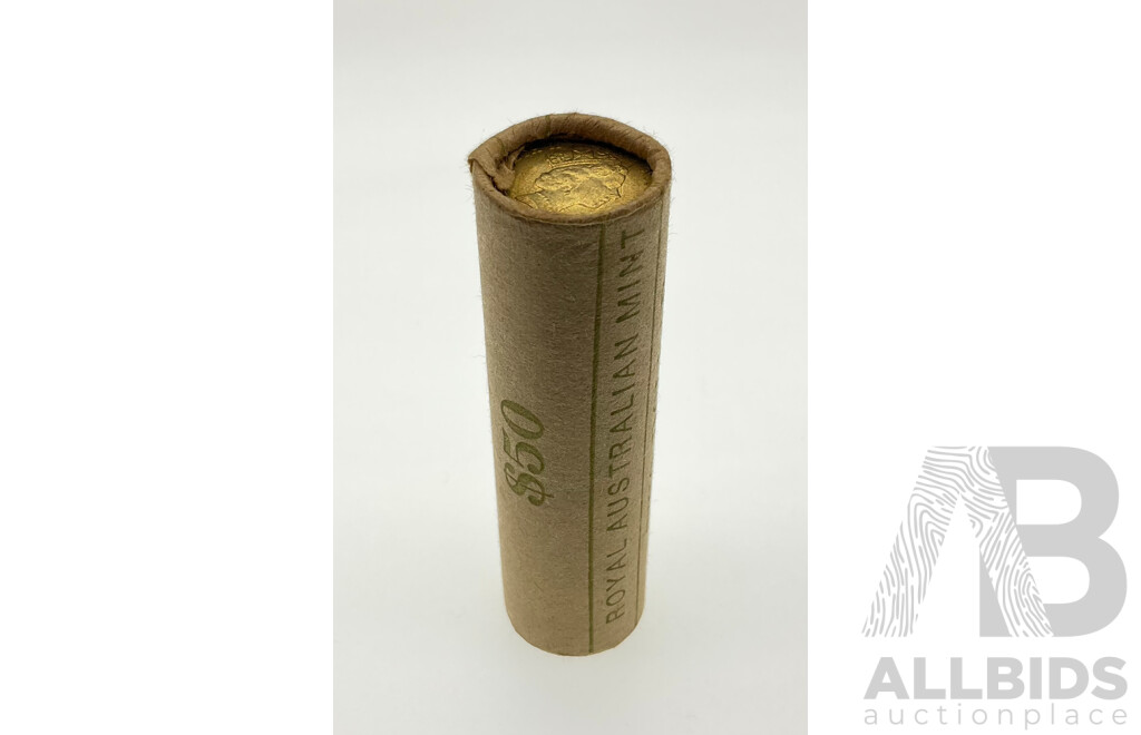 Australian RAM 1988 UNC Two Dollar Coin Roll, First Year Issue