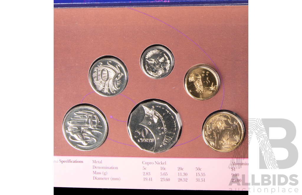 Australian RAM 2000 Six UNC Coin Set, Millennium