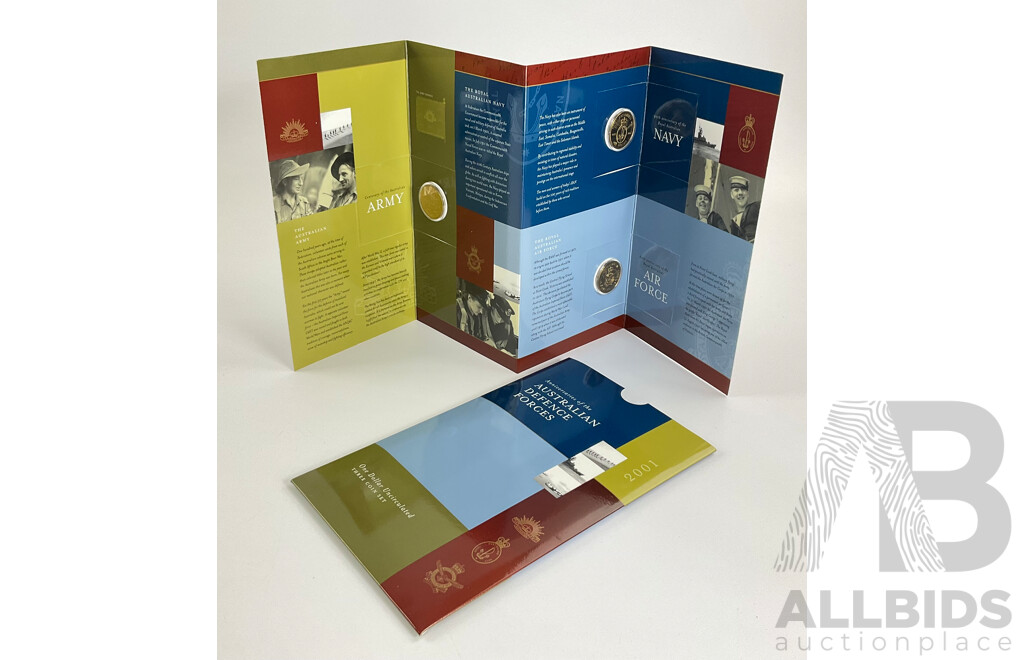Australian RAM 2001 Australian Defence Forces Three Coin Set