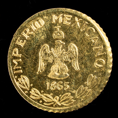 Vintage Mexican 14ct Gold Wedding Coin