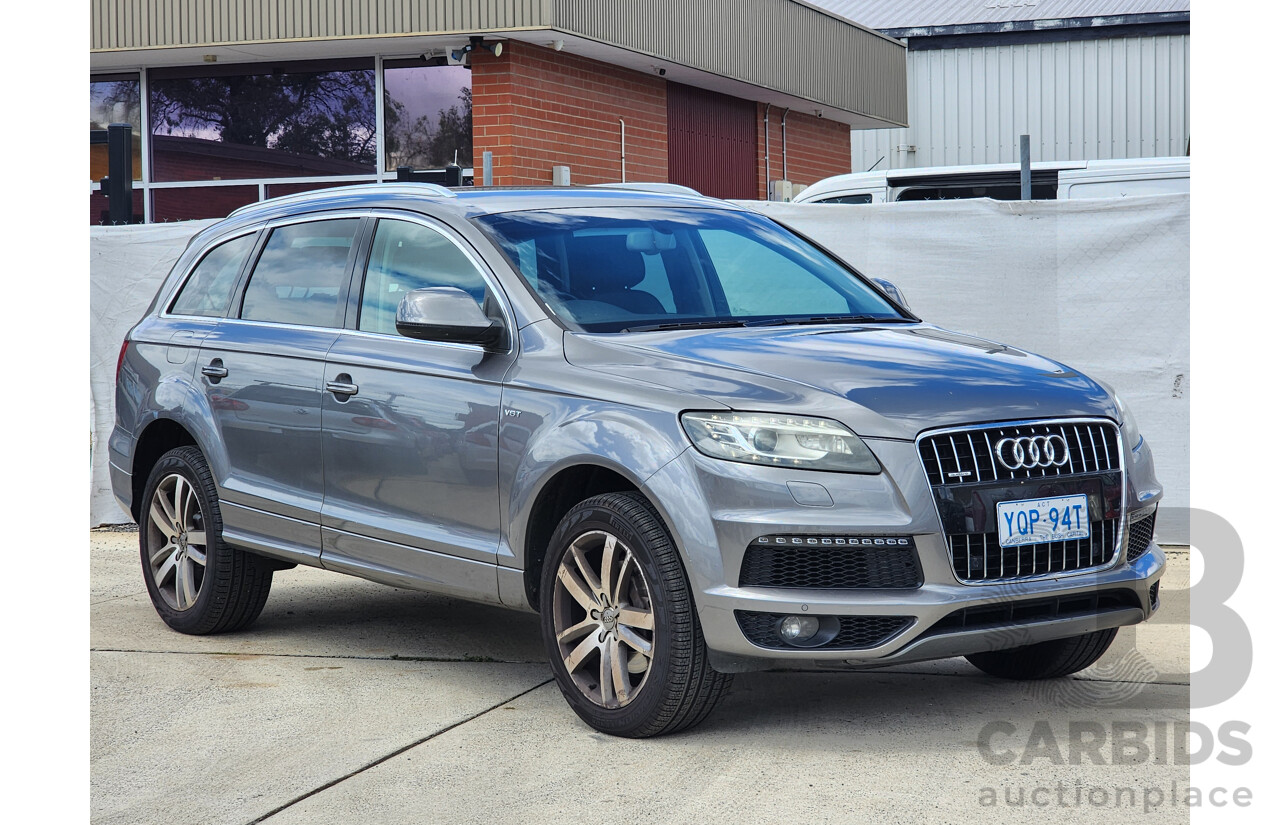 12/2010 Audi Q7 3.0 TFSI Quattro MY11 4d Wagon Grey 3.0L