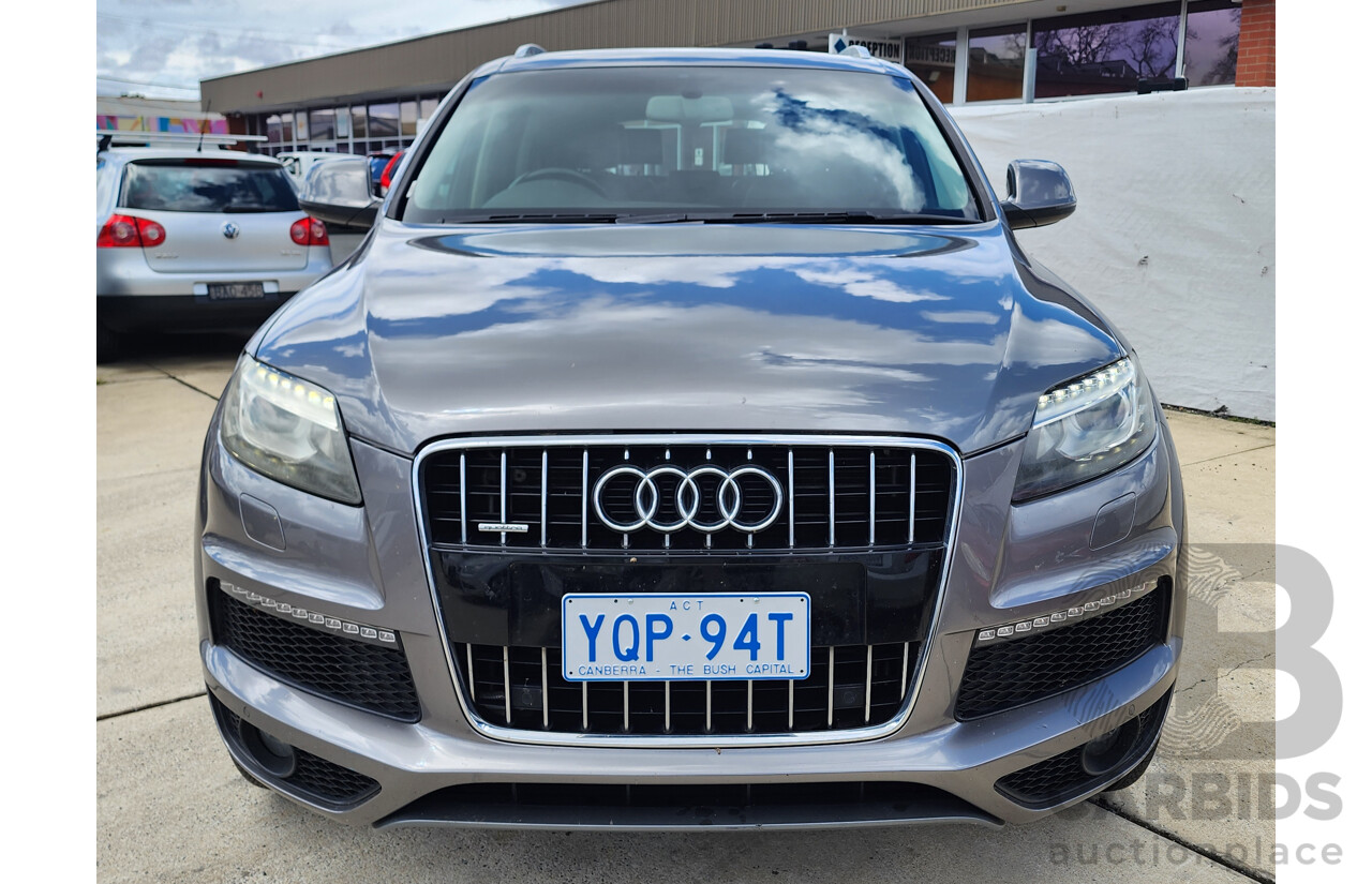 12/2010 Audi Q7 3.0 TFSI Quattro MY11 4d Wagon Grey 3.0L