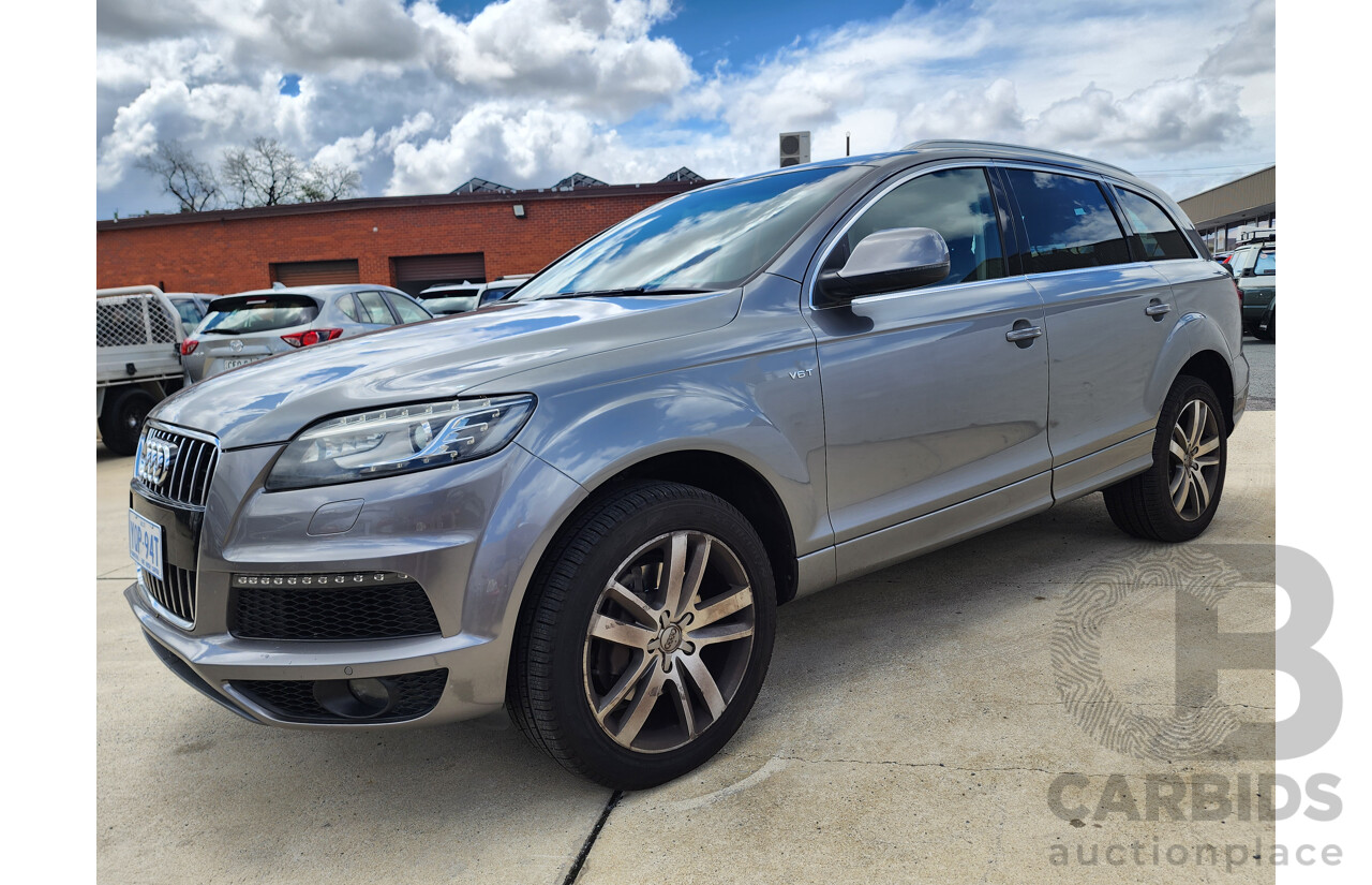 12/2010 Audi Q7 3.0 TFSI Quattro MY11 4d Wagon Grey 3.0L