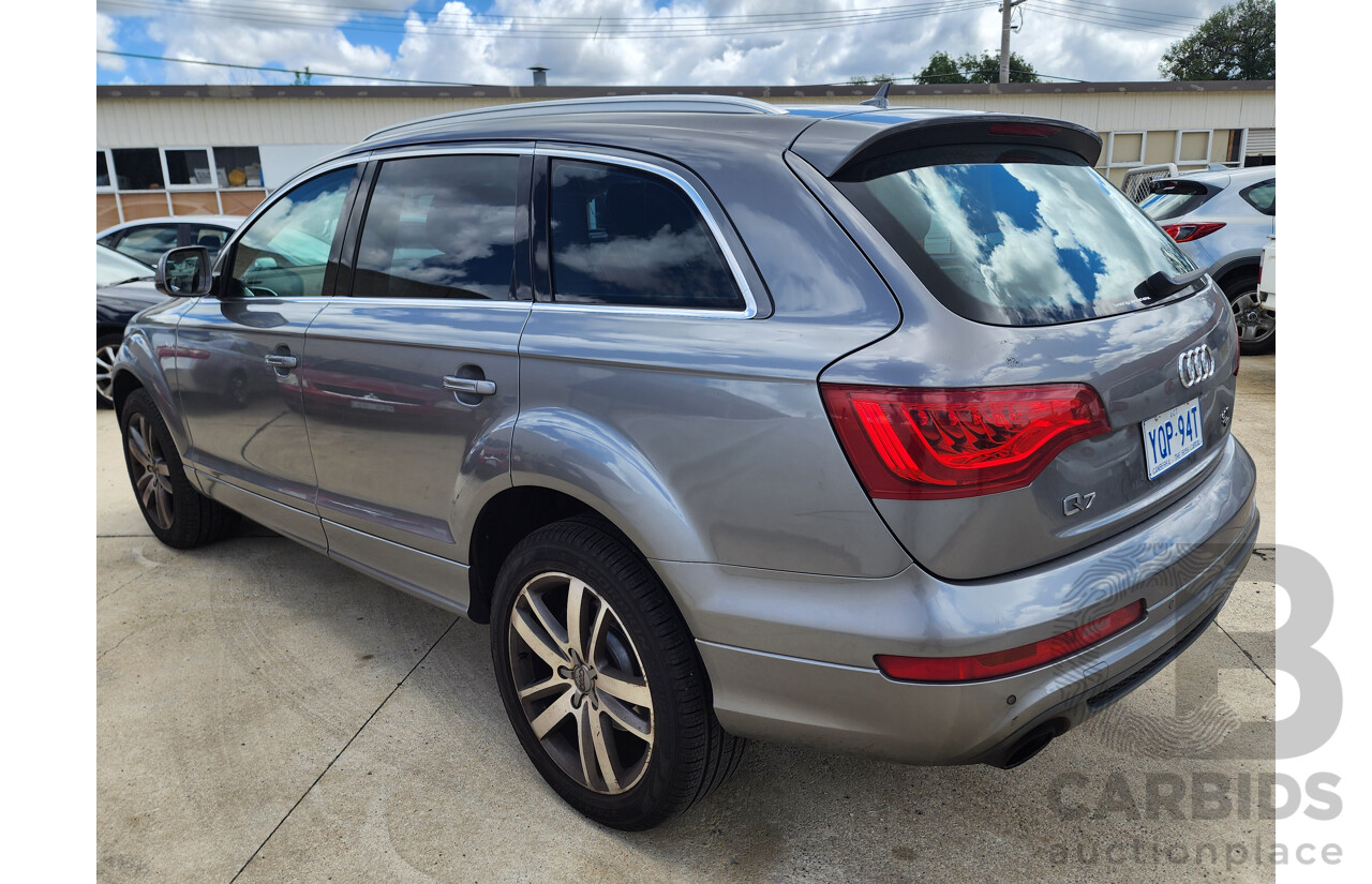 12/2010 Audi Q7 3.0 TFSI Quattro MY11 4d Wagon Grey 3.0L