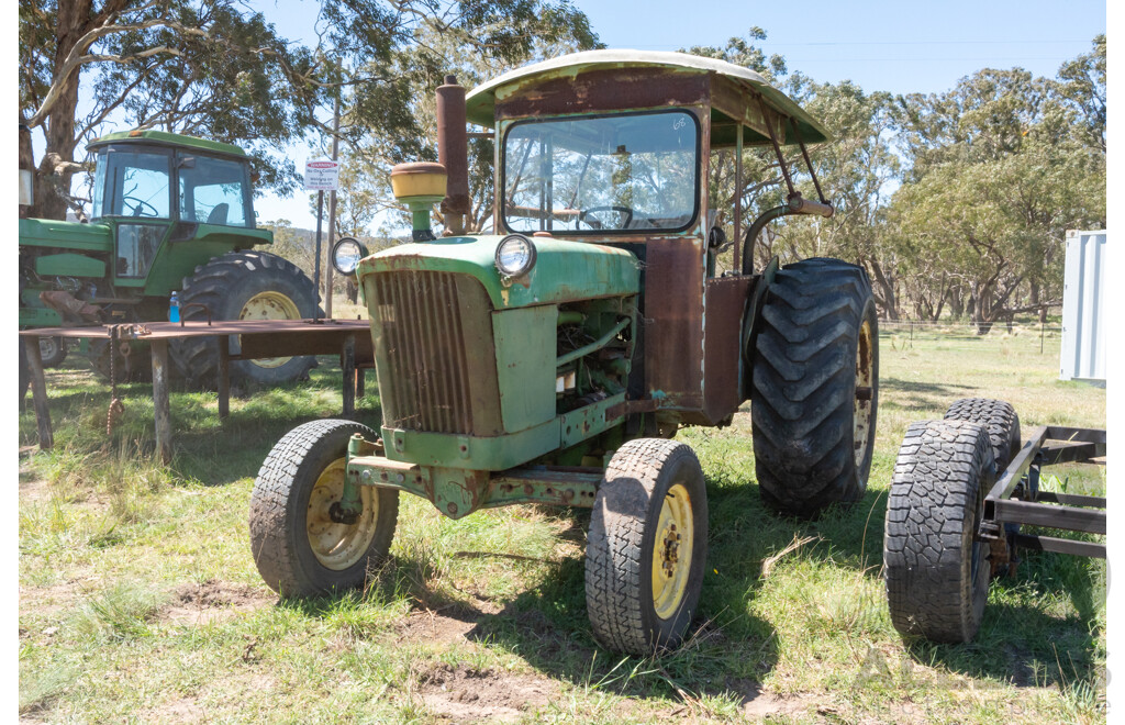 1965, John Deere 2010,  4 Cylinder 2.7L Diesel, 4x2, Open Air Canopy Tractor