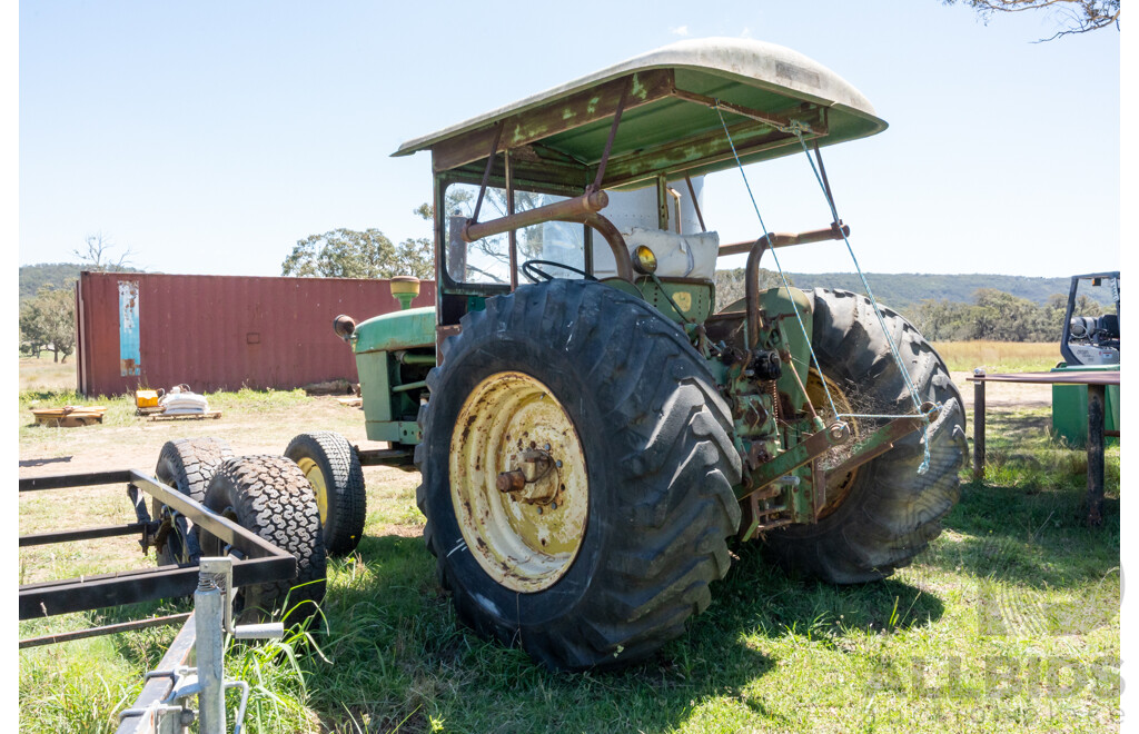 1965, John Deere 2010,  4 Cylinder 2.7L Diesel, 4x2, Open Air Canopy Tractor