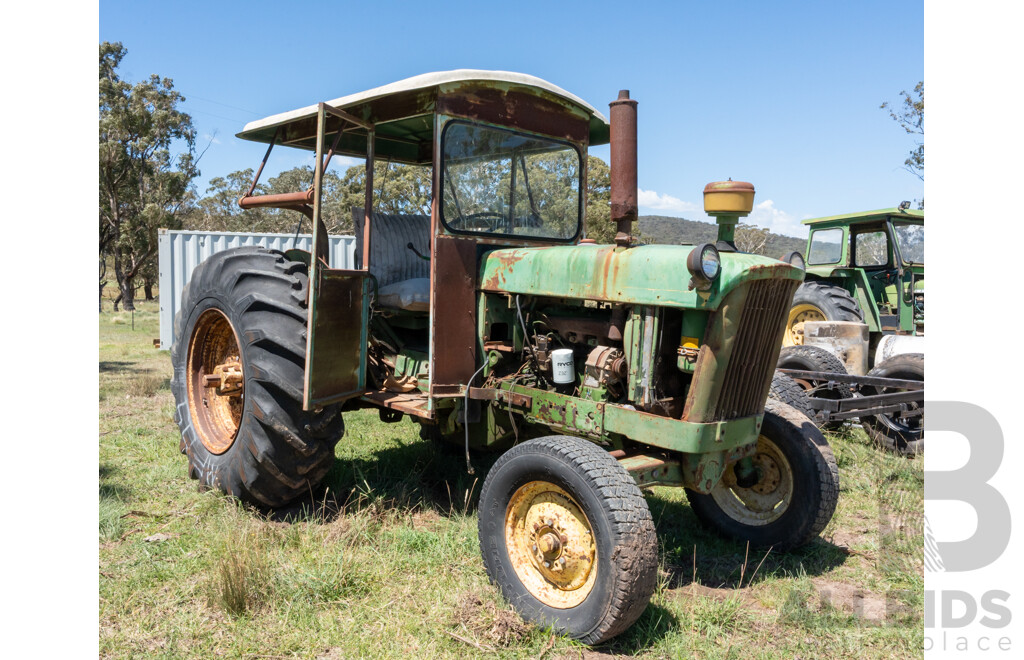 1965, John Deere 2010,  4 Cylinder 2.7L Diesel, 4x2, Open Air Canopy Tractor