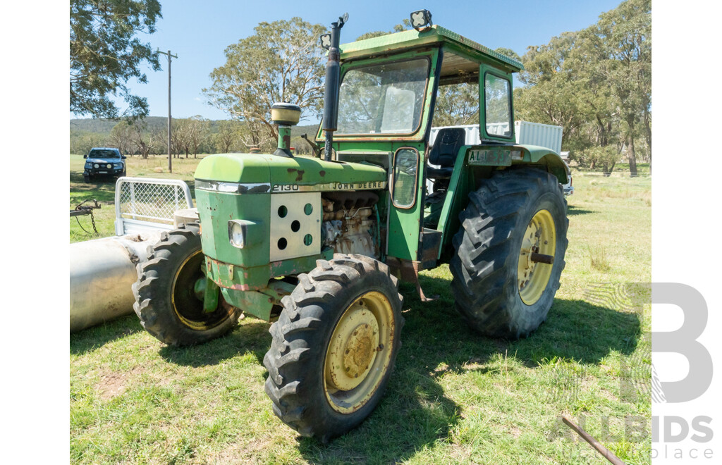 1977, John Deere 2130,  4 Cylinder 3.9L Diesel, 4x2, Glass Canopy Tractor