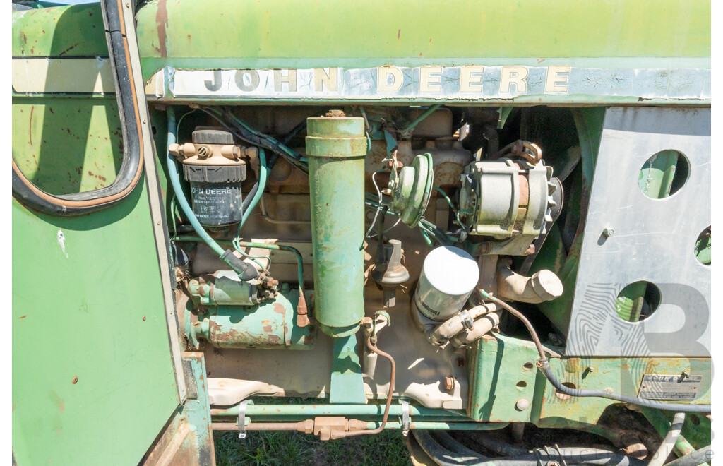 1977, John Deere 2130,  4 Cylinder 3.9L Diesel, 4x2, Glass Canopy Tractor