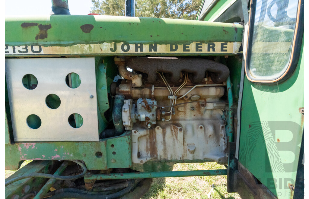 1977, John Deere 2130,  4 Cylinder 3.9L Diesel, 4x2, Glass Canopy Tractor