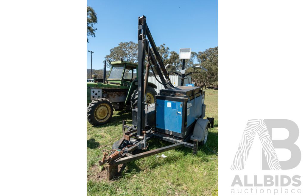 07/2007, True Blue Manufacturing, Trailer Mounted Light Tower