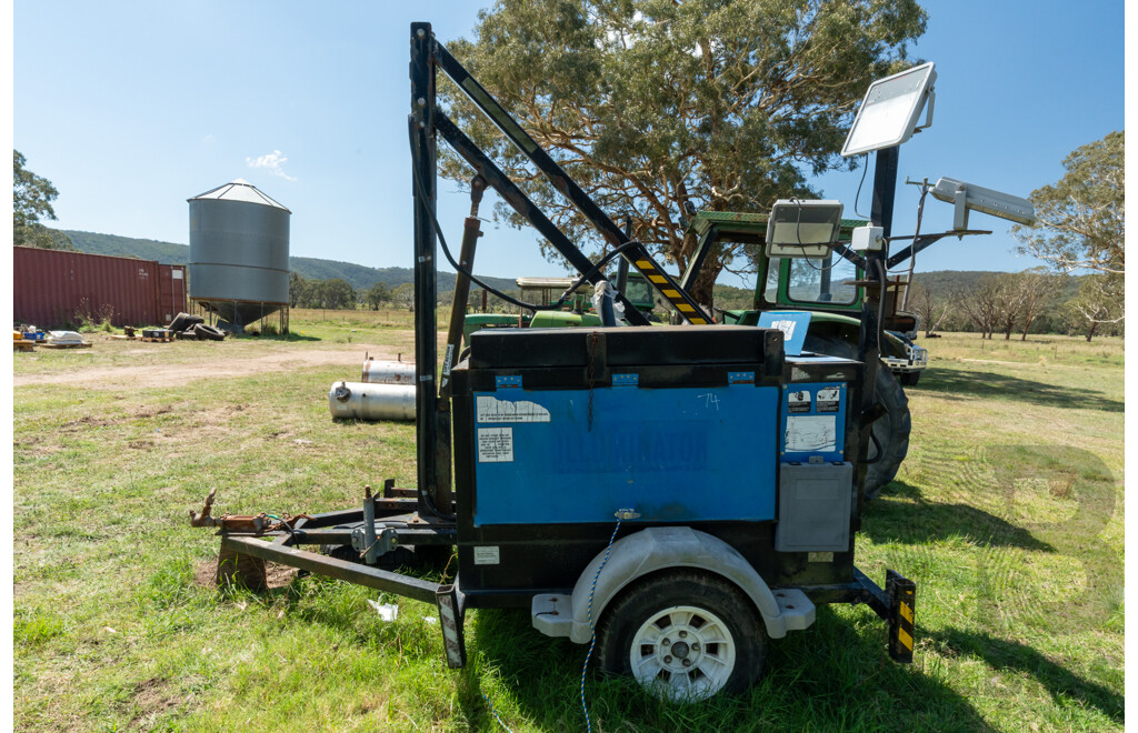 07/2007, True Blue Manufacturing, Trailer Mounted Light Tower