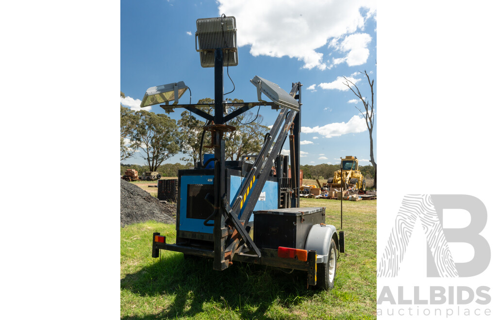 07/2007, True Blue Manufacturing, Trailer Mounted Light Tower