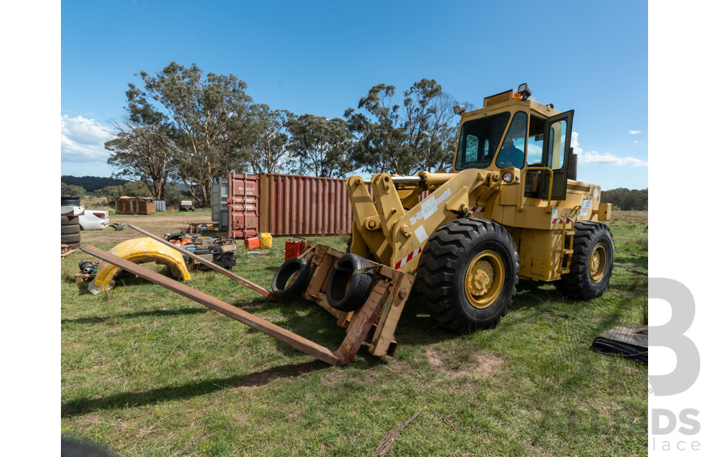 Circa 1990, Kawasaki 80ZII, 6 Cylinder Turbo Charged Diesel, 165HP,  Wheel Loader