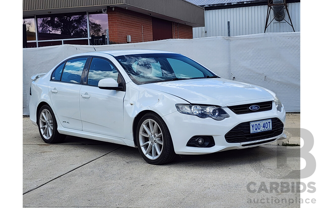 10/2014 Ford Falcon XR6 FG MK2 4d Sedan White 4.0L